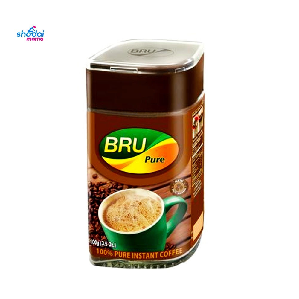 BRU Pure Instant Coffee 100gm
